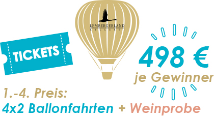 4x2 Ballonfahrten + Weinprobe