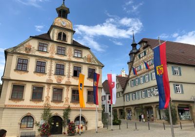 Maientags-Schaufenster