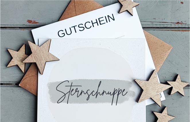 VAIcard Sternschnuppe